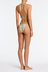 VINCA MAIE Floral Triangle Bikini Set