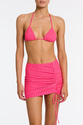 ALULA ADAO Pink Textured Skirt