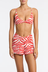BOBBI - CHERRY ZEBRA SPLASH Short