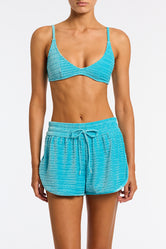 CARA - COTE Blue Velvet Short