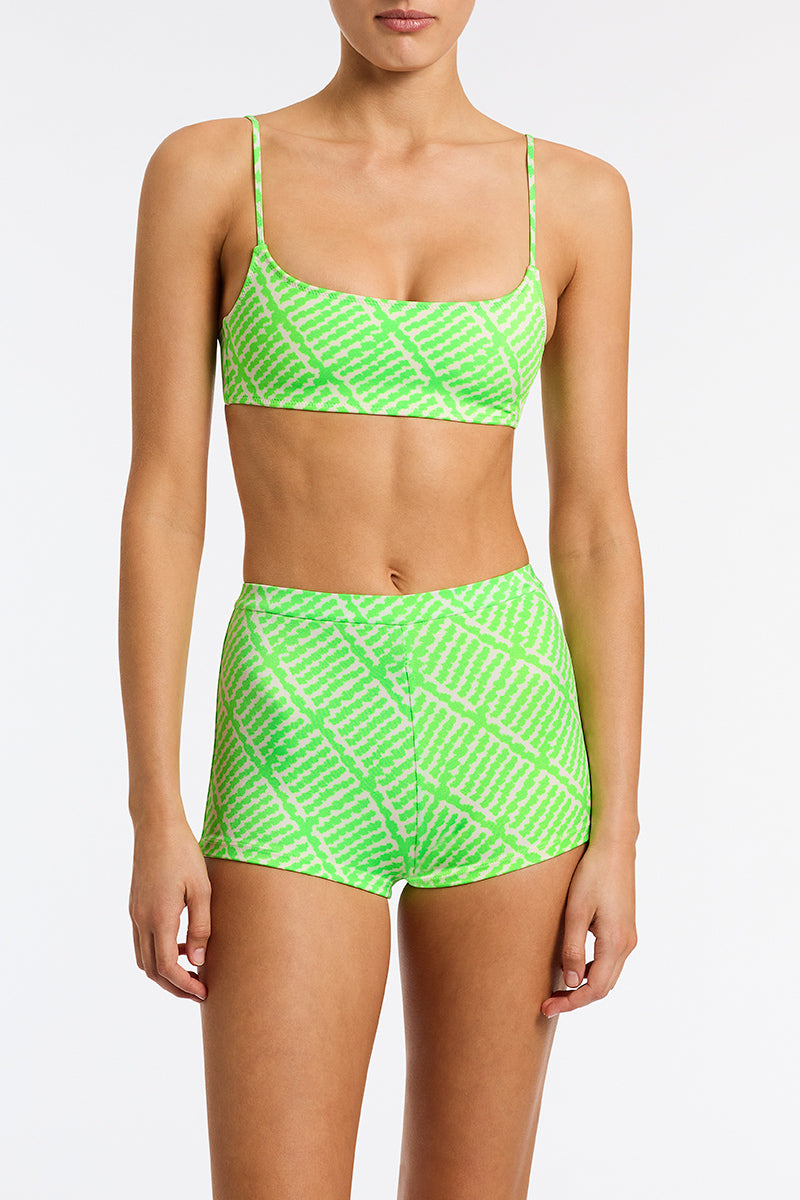 CELESTE - KENI Green Short