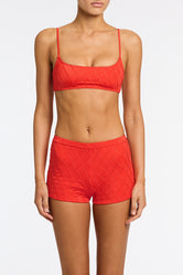 CELESTE VISS Red Short