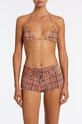 FREDY JAM VELVET CHECK Short