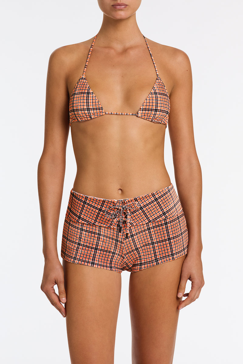 FREDY JAM VELVET CHECK Short