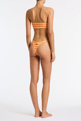 KAYA FARME Crochet Bandeau Bikini Set