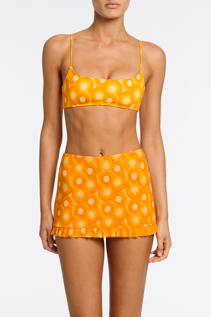 KELA TANGERINE Printed Skort