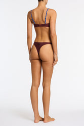 MAIA FARO Neoprene Crop Bikini Set