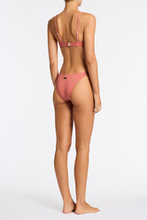 MAIA PRON Red Gingham Crop Bikini Set