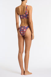 MELROSE - TOCO Floral One Shoulder Bikini Set