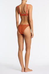 MICA - HORIZON STRIPE Scoop Bikini Set