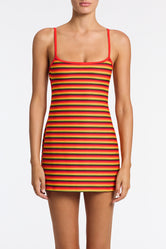 MINNI - HORIZON Stripe Mini Dress