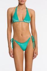 DARA EVOR Velvet Triangle Bikini Set