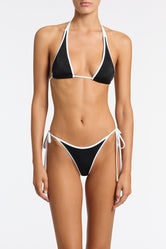 DARA - JETT Black Triangle Bikini Set