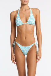 DARA SKY ZEBRA SPLASH Triangle Bikini Set