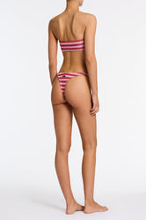 FREYA TANNA Crochet Bandeau Bikini Set