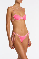 JARA PINK PUNCH SPARKLE Balconette Bikini Set