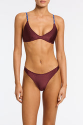 MAIA FARO Neoprene Crop Bikini Set