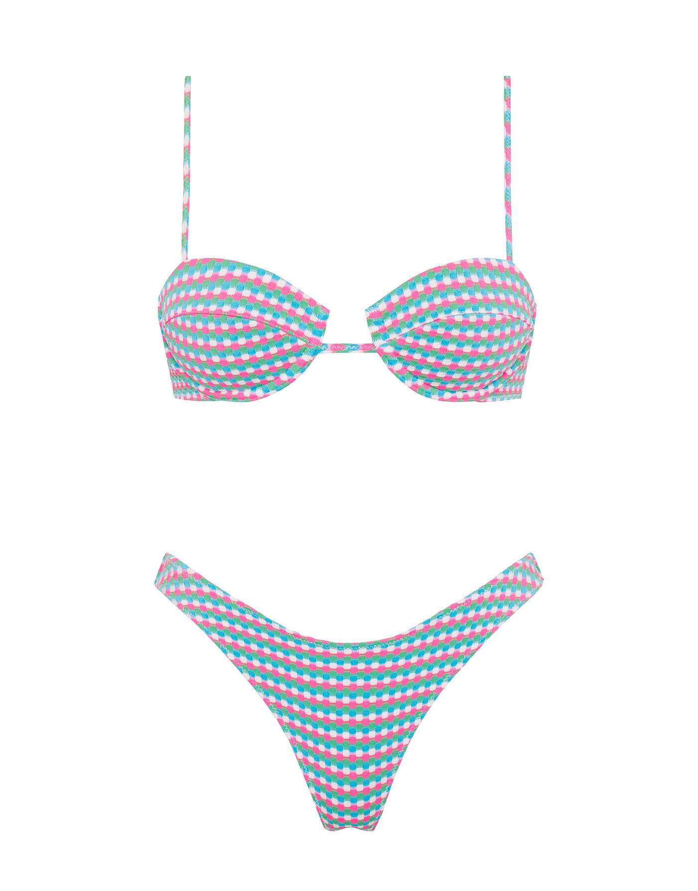 MALA MULBERRY Purple Balconette Bikini Set