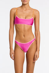 MICA PIGI Neoprene Crop Bikini Set