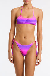 MYRTA - CHARI Tie-Dye Halter Bikini Set