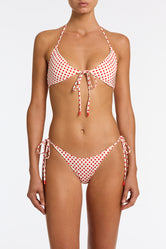 SOFI SCARLETT SPOT Halter Bikini Set