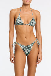 VINCA POLLO Geometric Triangle Bikini Set