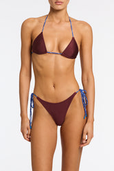 VINCA FARO Neoprene Triangle Bikini Set