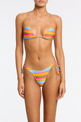 VINCA MELON STRIPE Triangle Bikini Set