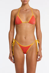 VINCA RUBY RED SPARKLE Triangle Bikini Set