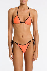 VINCA SHERBET POP Neoprene Triangle Bikini Set