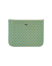 Vinca Dise Triangle Blue and Yellow Geometric Print Bikini