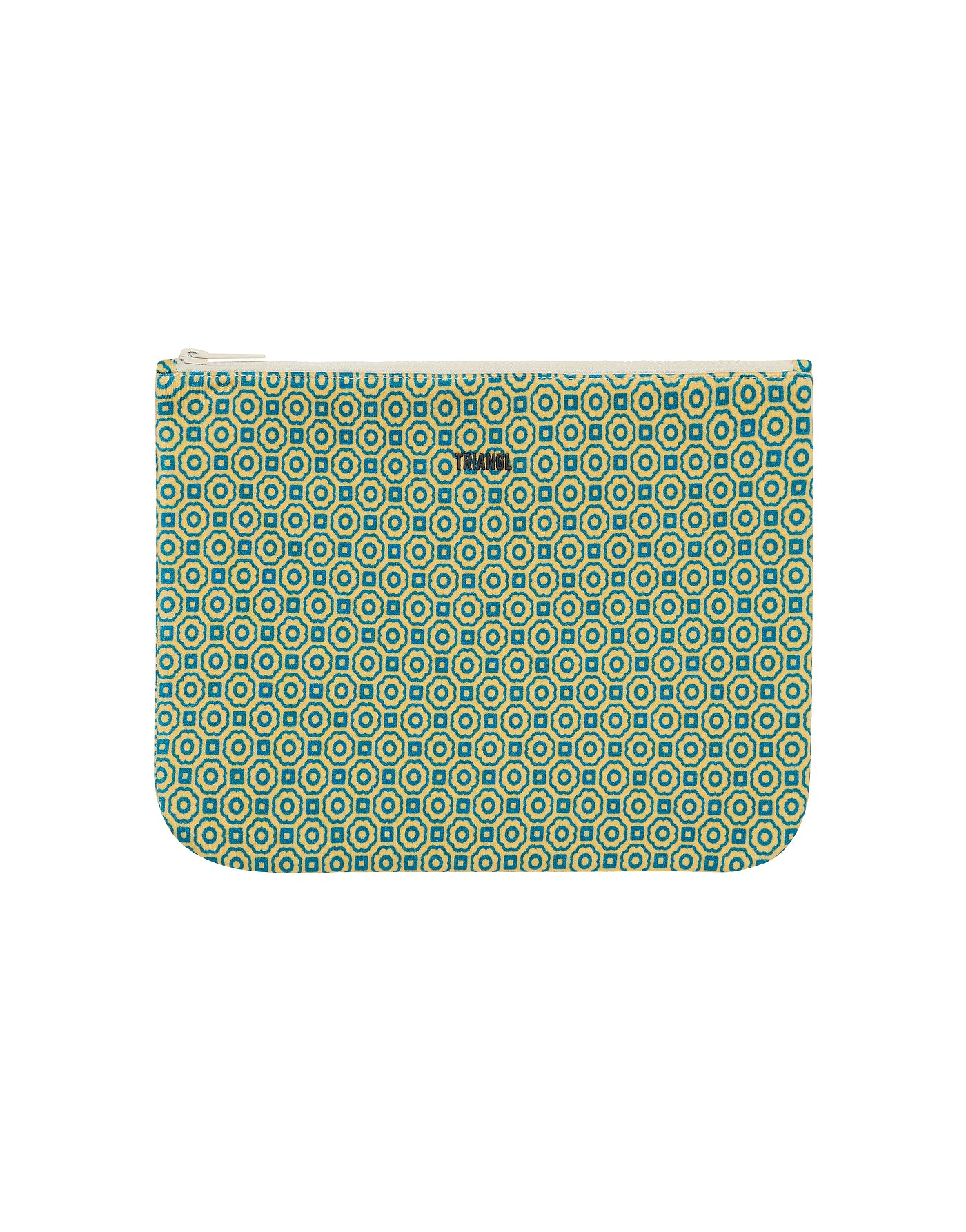 Vinca Dise Triangle Blue and Yellow Geometric Print Bikini