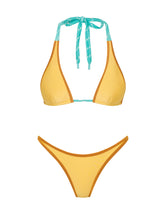 DARA - CANARY CRUSH Neoprene Triangle Bikini Set