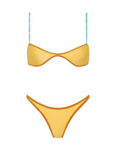 ESTE - CANARY CRUSH Neoprene Halter Bikini Set