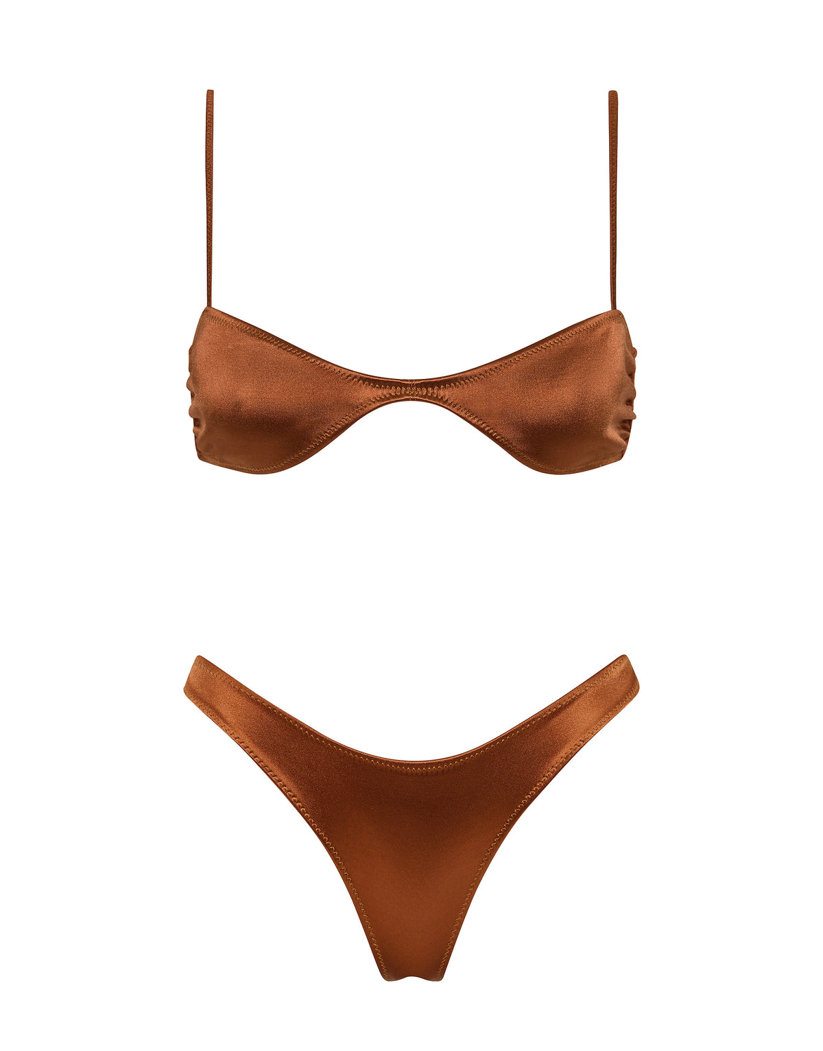 ESTE COCO SHINE Scoop Bikini Set