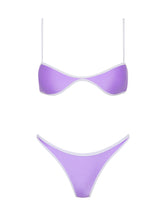 ESTE GRAPE Neoprene Scoop Bikini Set