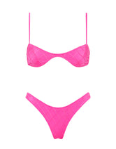 ESTE POMEGRANATE Pink Scoop Bikini Set