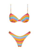 JARA MELON STRIPE Balconette Bikini Set