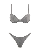 JARA - SILVER SPARKLE Balconette Bikini
