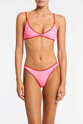 MAIA DORE Pink Scoop Bikini Set