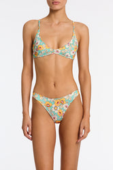 MAIA MAIE Floral Scoop Bikini Set