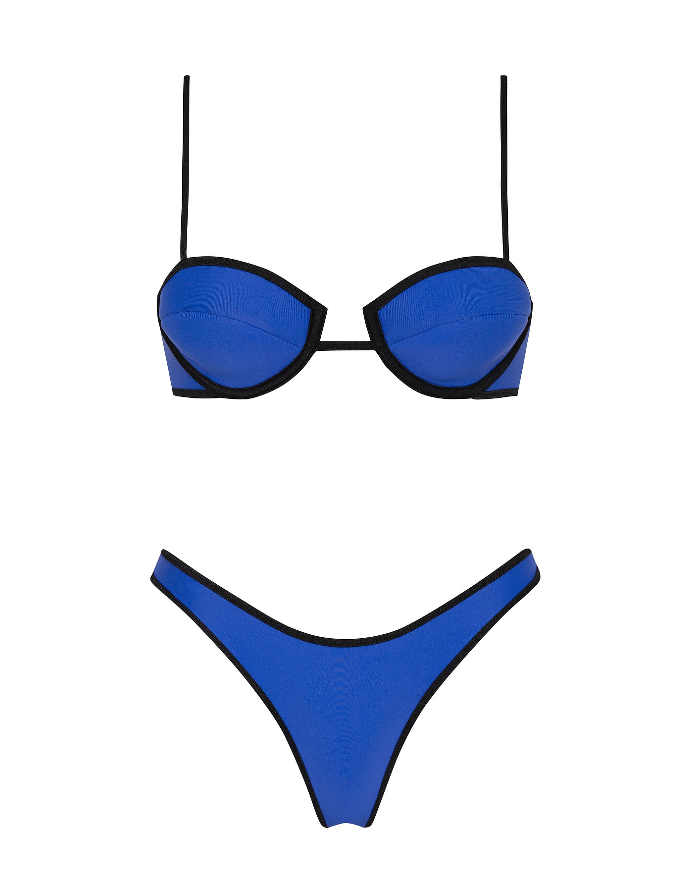 MALA COBALT Neoprene Balconette Bikini Set