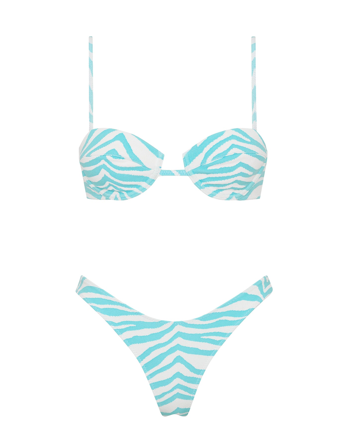 MALA - SKY ZEBRA SPLASH Balconette Bikini