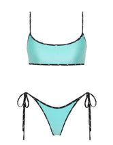 MICA ELECTRIC Neoprene Scoop Bikini Set
