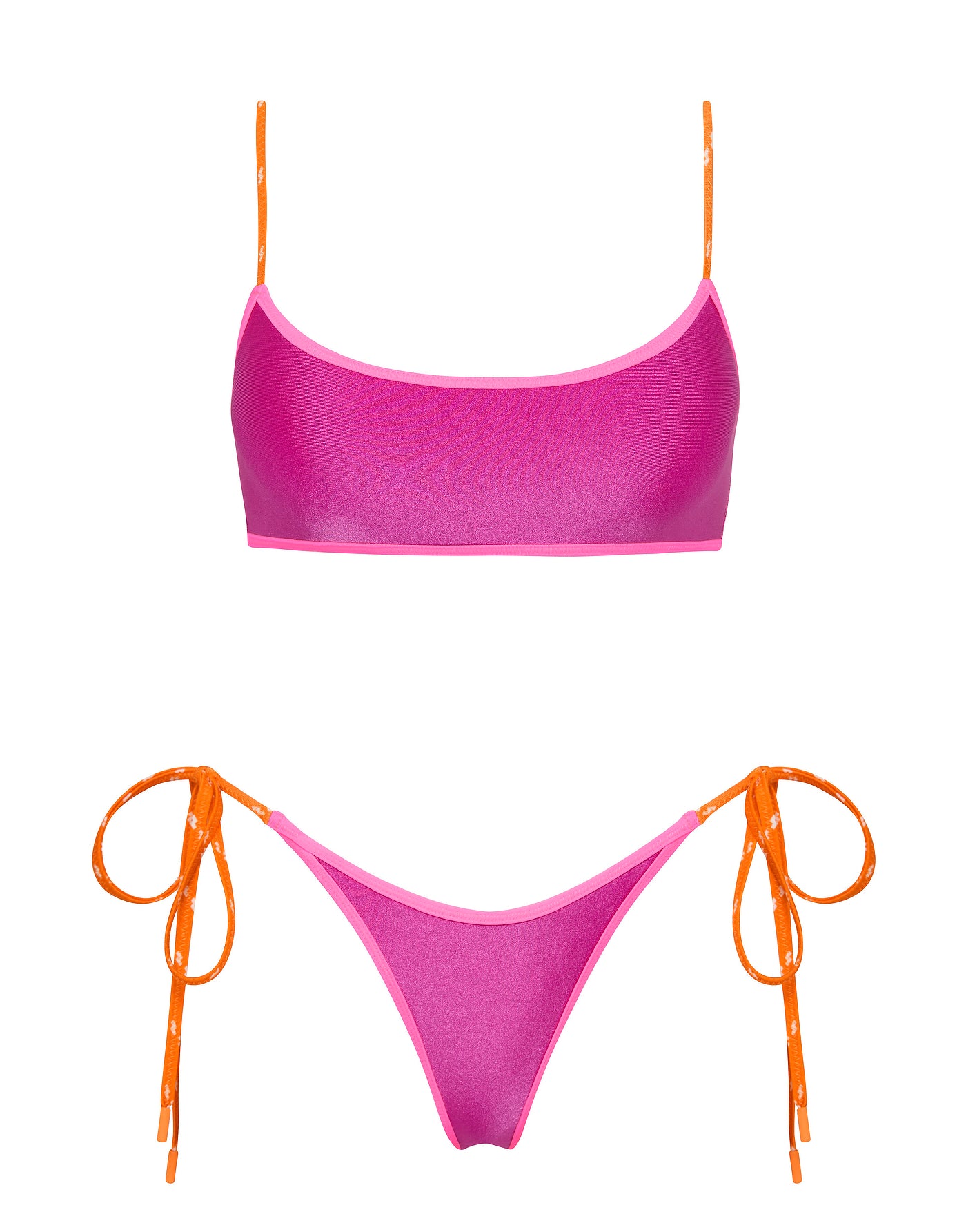 MICA PIGI Neoprene Crop Bikini Set