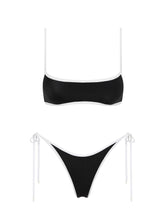 MIMA JETT Black Crop Bikini Set
