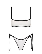 MIMA PANDA WHITE Neoprene Crop Bikini Set