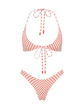 SOFI SCARLETT SPOT Halter Bikini Set