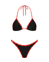 VINCA BOSSA Neoprene Triangle Bikini Set