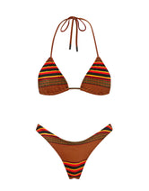 VINCA BRICK STRIPE Triangle Bikini Set